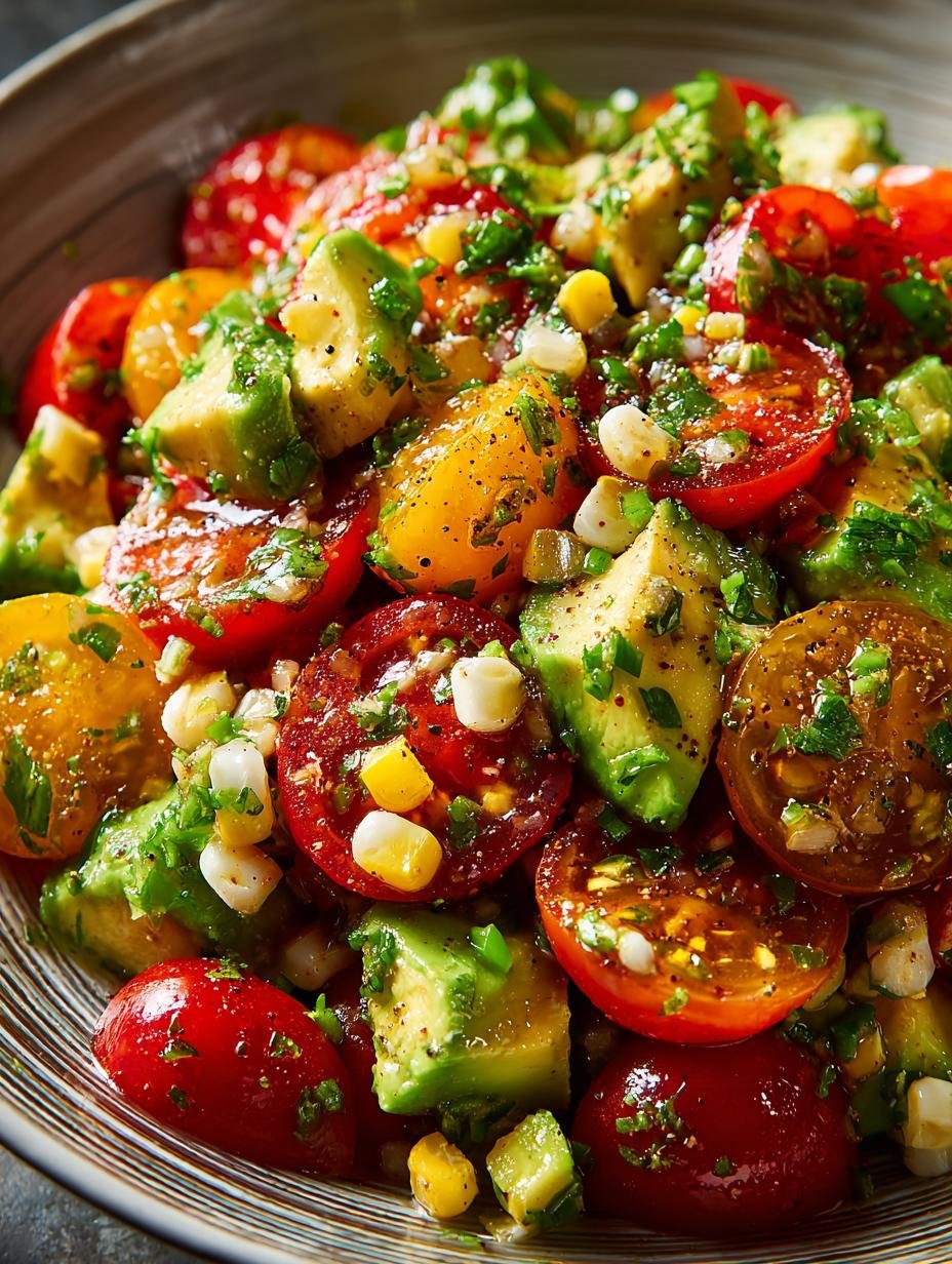 Avocado Tomato Corn Salad