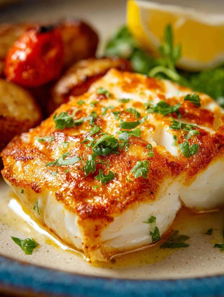 Delicious Baked Cod with Garlic Butter in 17 Minutes - Baked Cod - additional detail