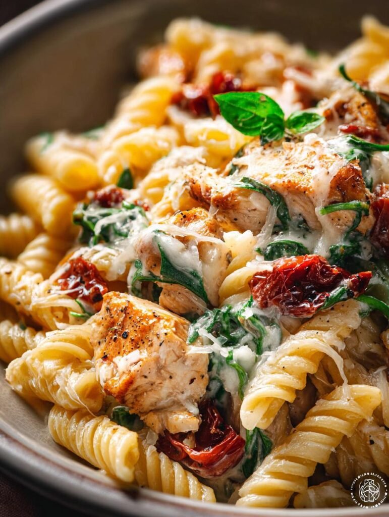Baked Tuscan Chicken Pasta