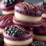 Blackberry Macarons Sweet Escape