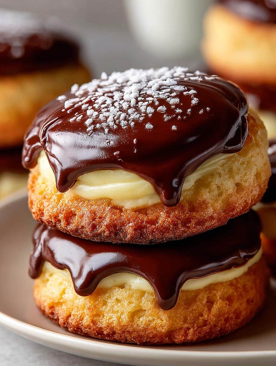 Boston Cream Cookie Bites: 24 Irresistible Treats to Enjoy - Boston Cream Cookie Bites - main visual representation