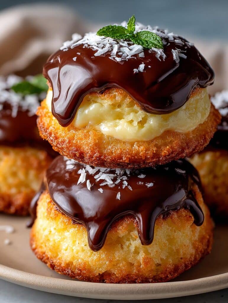 Boston Cream Cookie Bites