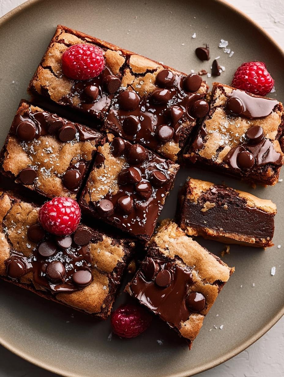 Brown Butter Triple Chocolate Blondies: Indulge in Rich Flavor - Brown Butter Triple Chocolate - main visual representation
