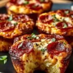 Carnivore Pizza Muffins For