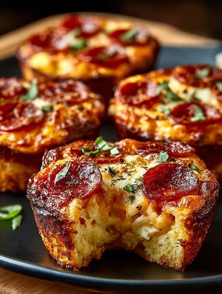 Carnivore Pizza Muffins For