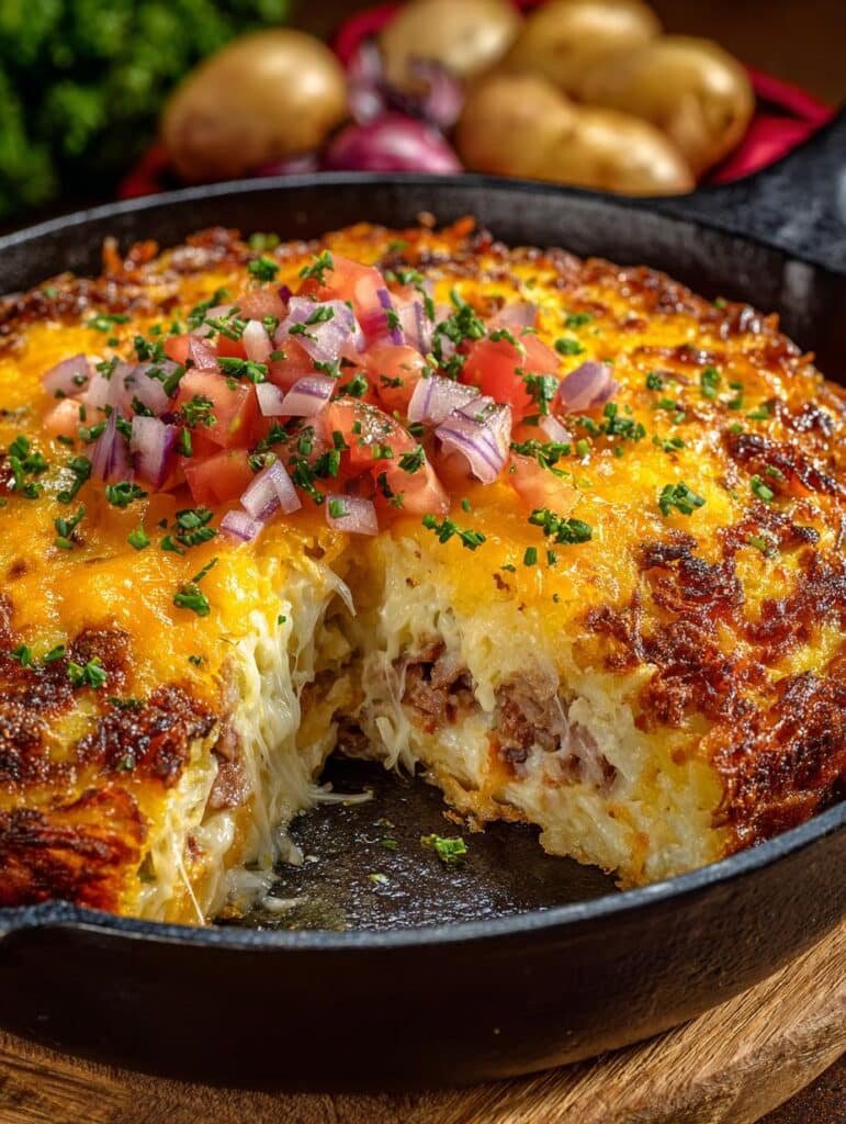Cheesy Western Skillet with