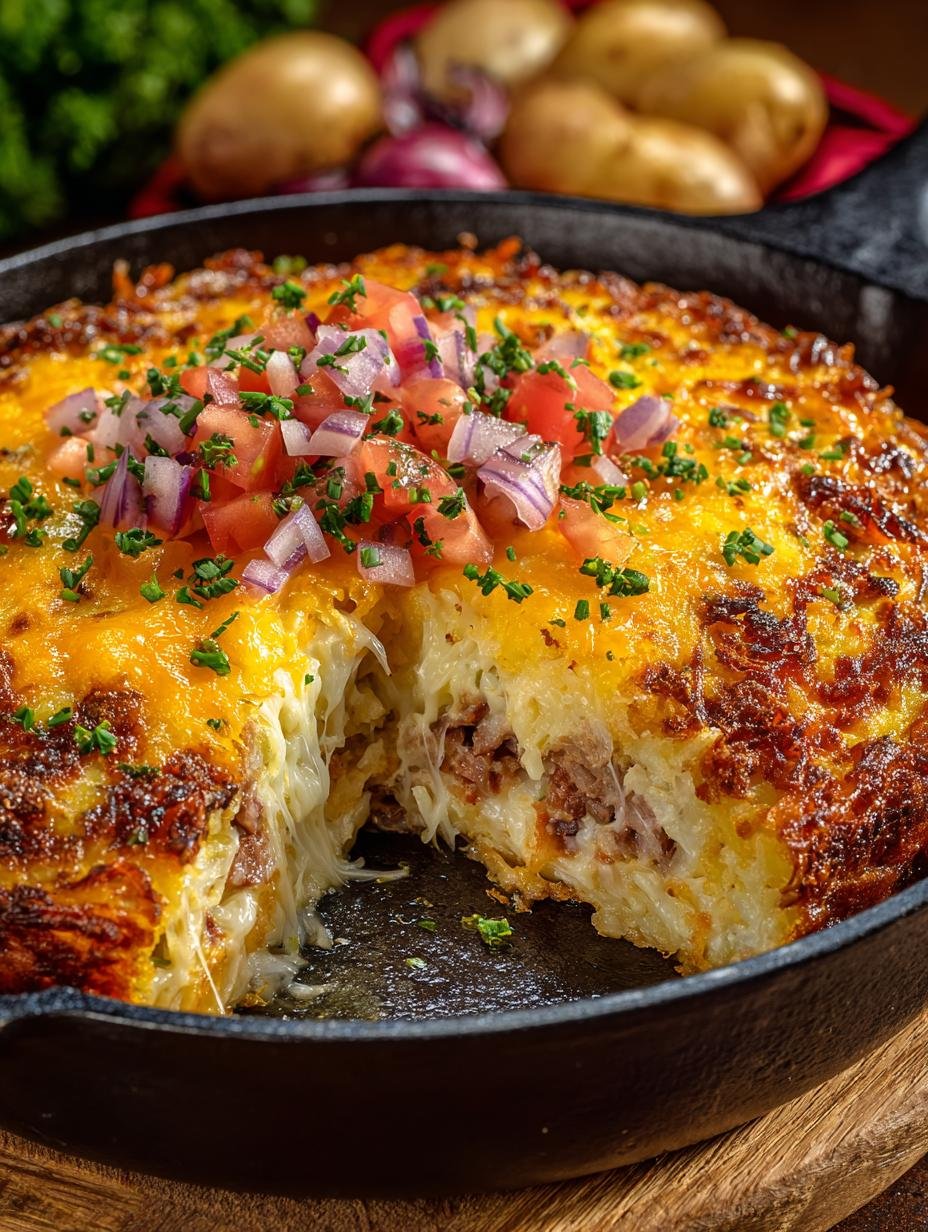 Cheesy Western Skillet with
