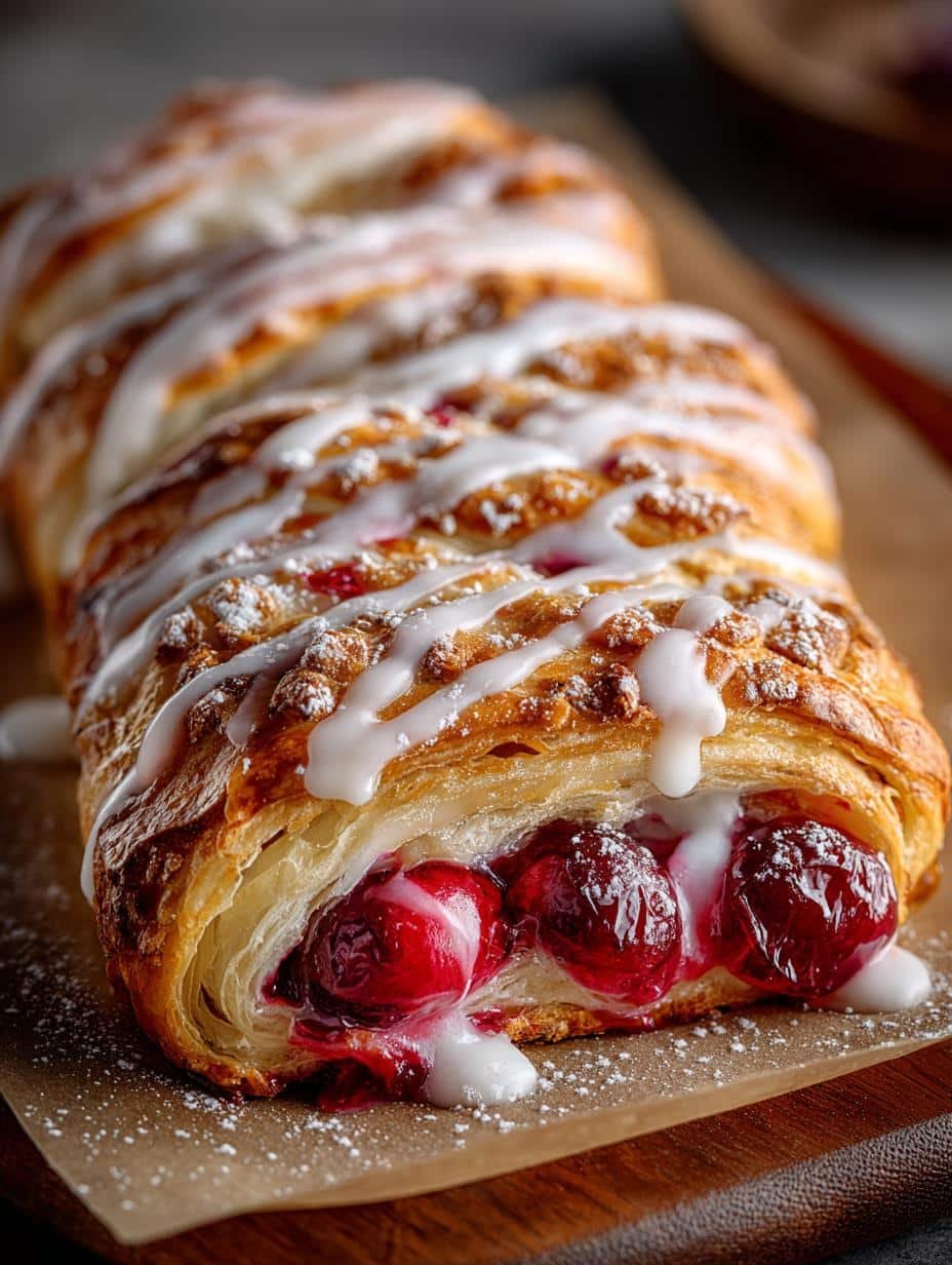 Cherry Danish Puff Braid: 8 Irresistible Steps to Delight 2 Cherry Danish Puff Braid: 8 Irresistible Steps to Delight - Cherry Danish Puff Braid - main visual representation