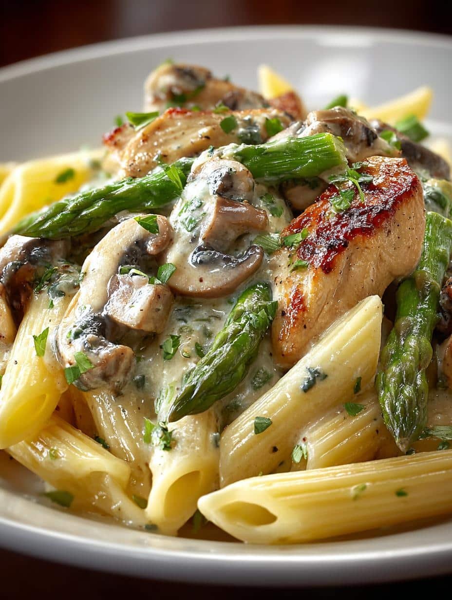 Delicious Chicken Penne with Mushroom in 40 Minutes - Chicken Penne with Mushroom - additional detail