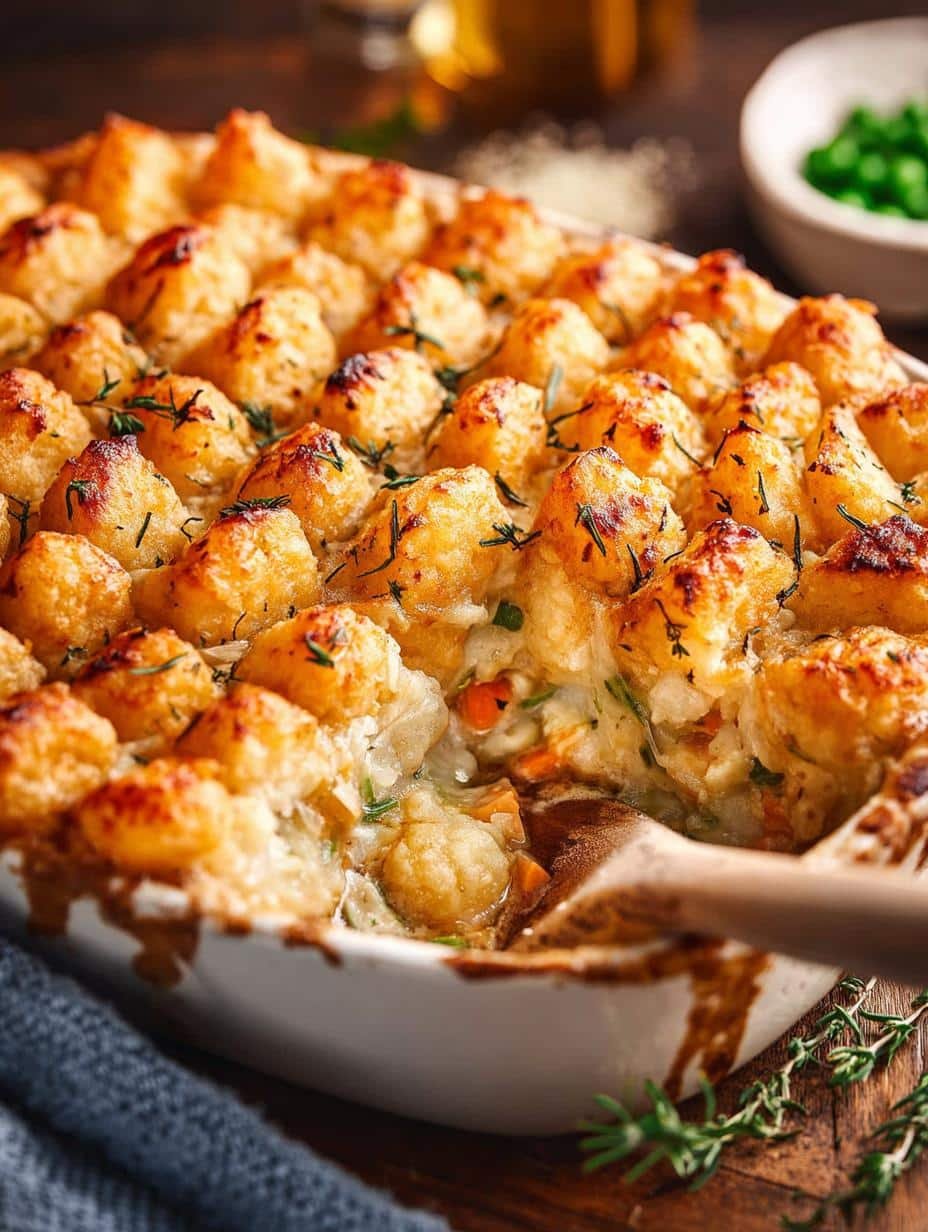 Chicken Tot Pie: 10 Reasons to Love This Comfort Food - Chicken Tot Pie - additional detail