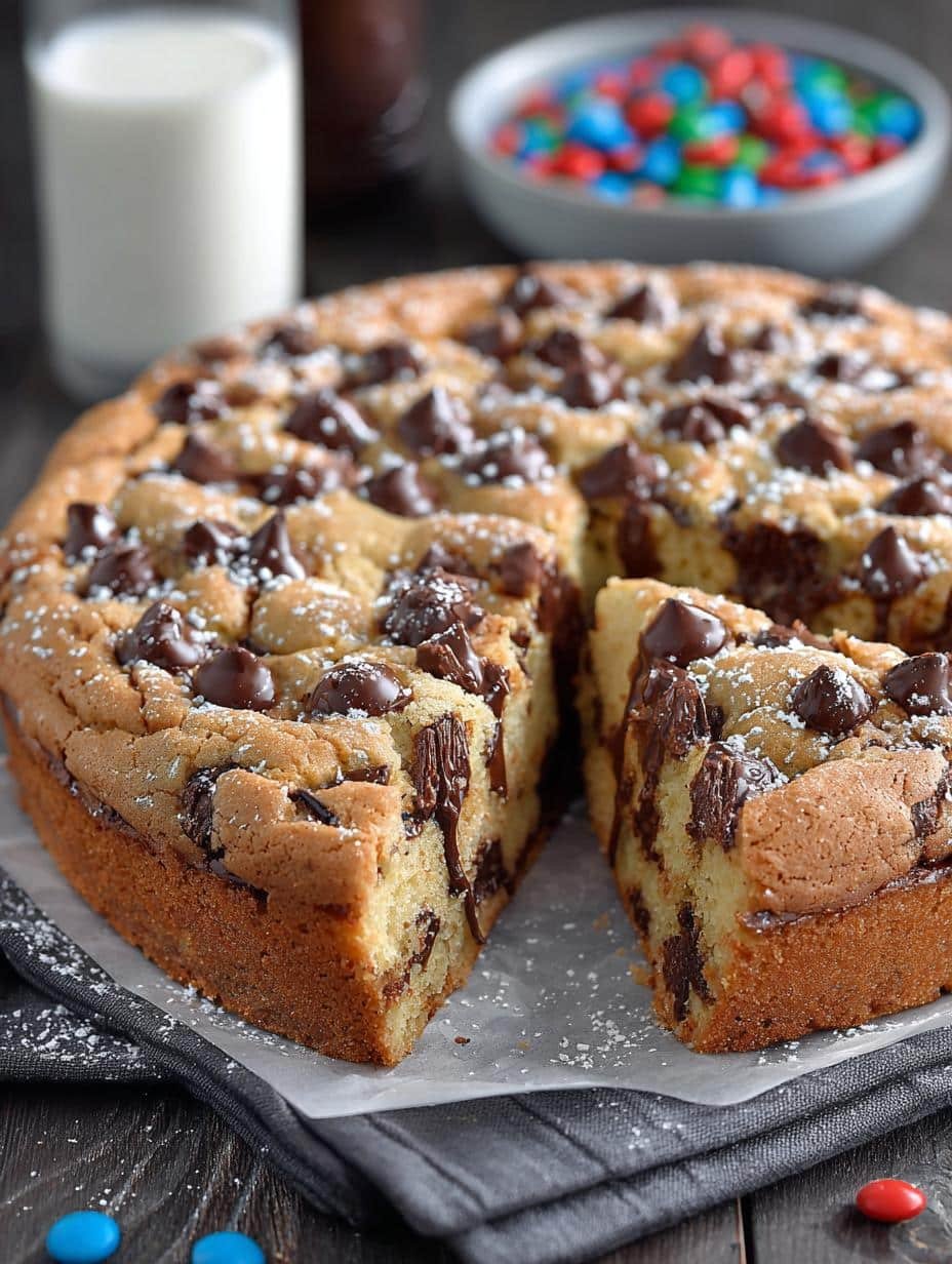 Chocolate Chip Cookie Cake: The Ultimate Sweet Indulgence - Chocolate Chip Cookie Cake - main visual representation