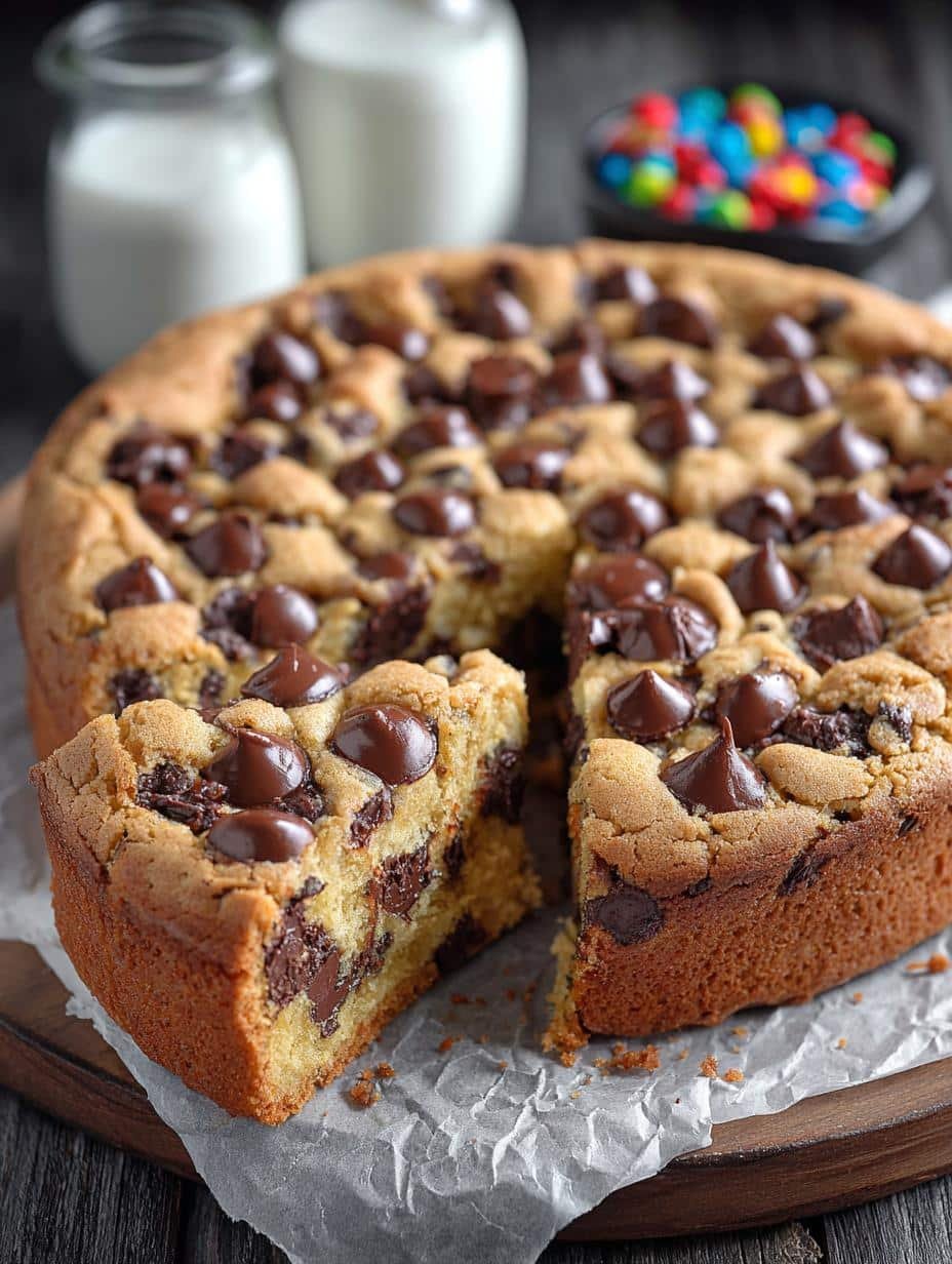 Chocolate Chip Cookie Cake
