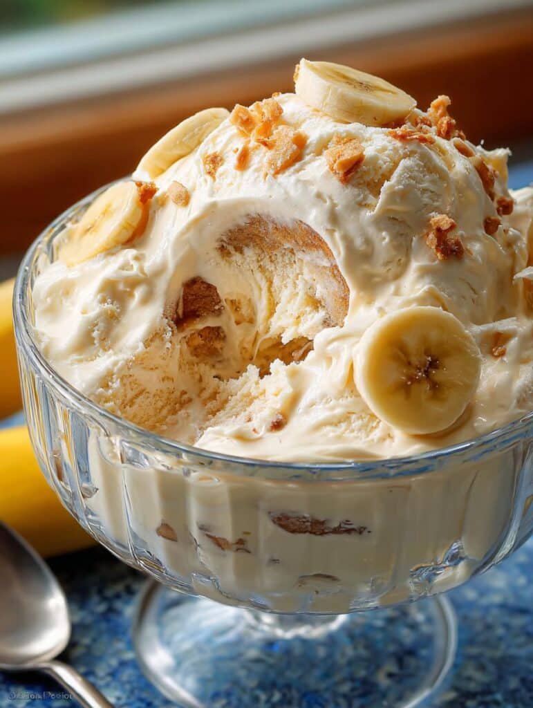Churn Banana Pudding Ice