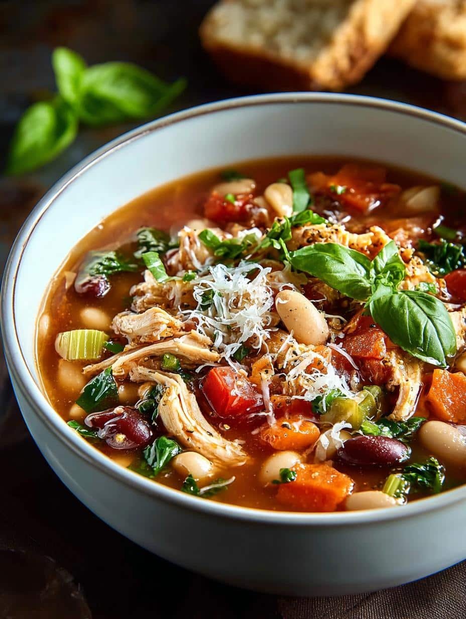 Comforting Chicken Minestrone Soup: 5 Reasons to Love It - Comforting Chicken Minestrone Soup - additional detail