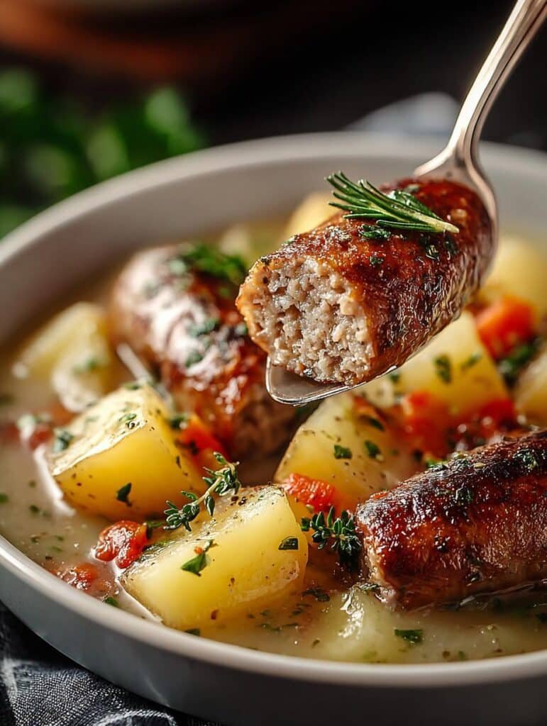 Cozy Crockpot Sausage Potato