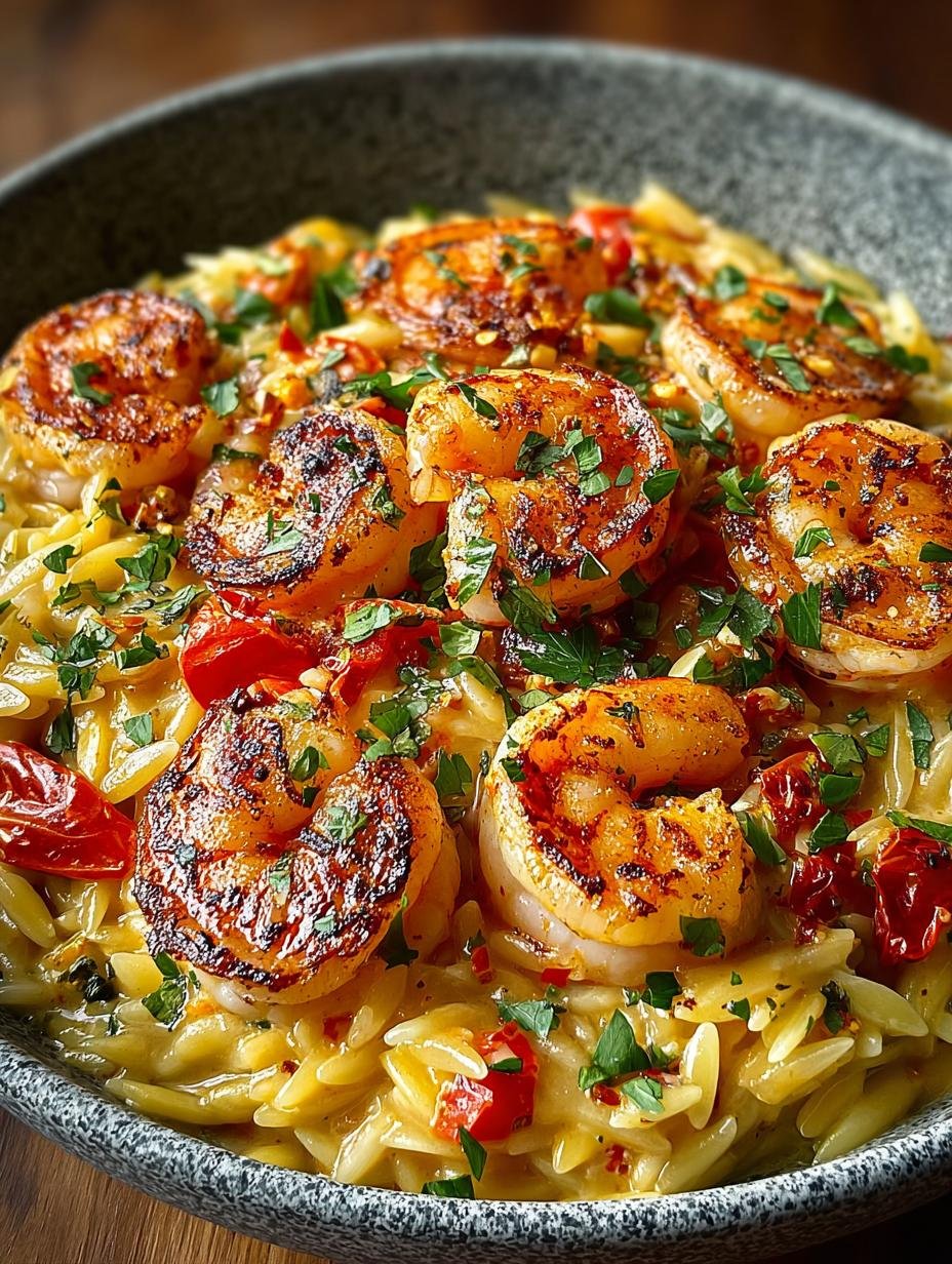 Creamy Cajun Shrimp Orzo: 30-Minute Comfort Dish - Creamy Cajun Shrimp Orzo - main visual representation