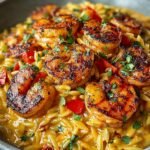 Creamy Cajun Shrimp Orzo