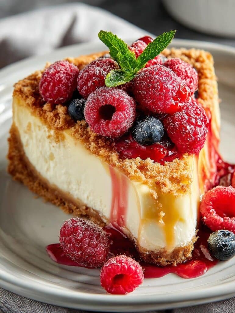 Creamy Cheesecake Baked Yogurt