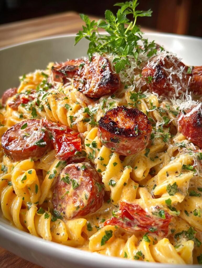 Creamy Smoked Sausage Pasta