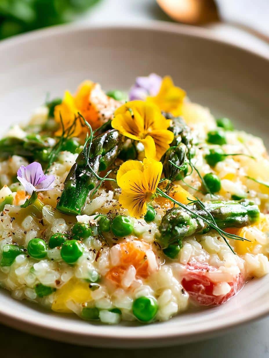 Creamy Spring Vegetable Risotto: 5 Reasons to Indulge - Creamy Spring Vegetable Risotto - additional detail