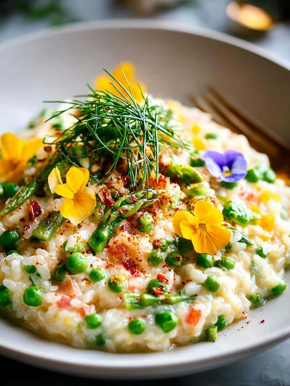 Creamy Spring Vegetable Risotto