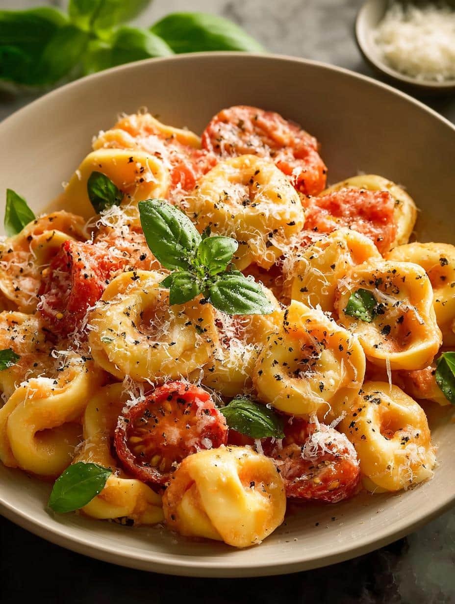 Creamy Tomato Tortellini Comforting Dish for Cozy Nights - Creamy Tomato Tortellini Comforting - additional detail