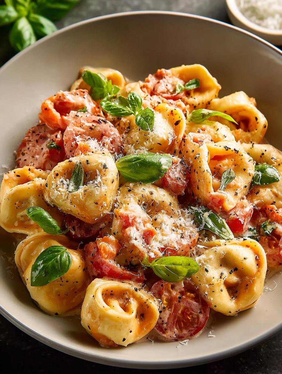 Creamy Tomato Tortellini Comforting