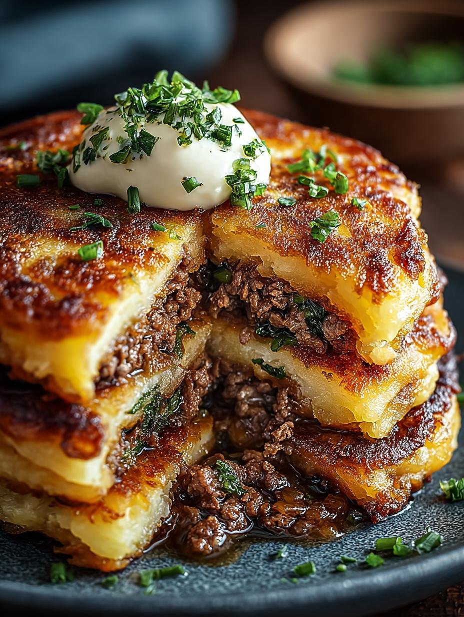 Crispy Potato Pancakes with