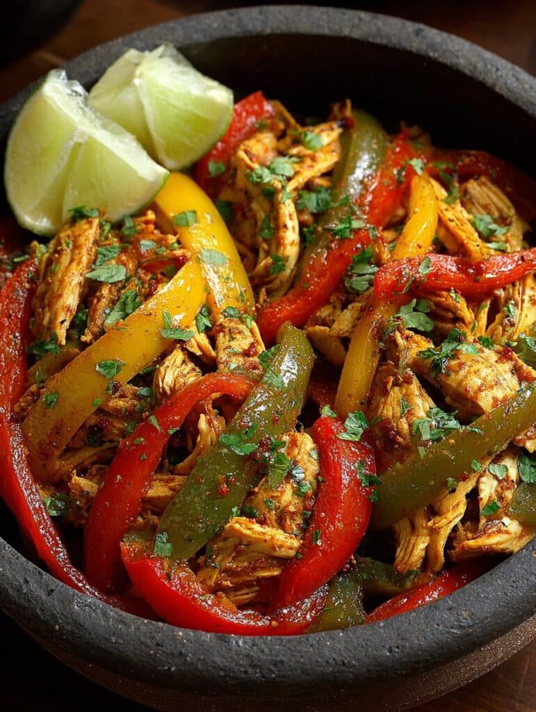 Crockpot Chicken Fajitas