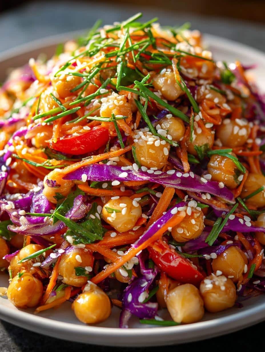 Crunchy Thai Chickpea Salad: 7 Reasons to Love It 2 Crunchy Thai Chickpea Salad: 7 Reasons to Love It - Crunchy Thai Chickpea Salad - main visual representation