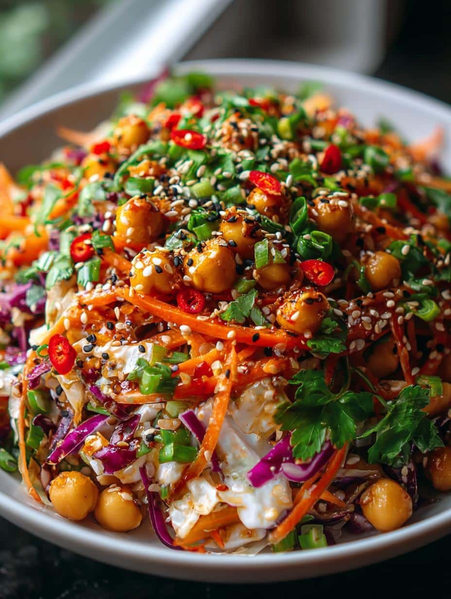Crunchy Thai Chickpea Salad: 7 Reasons to Love It 3 Crunchy Thai Chickpea Salad: 7 Reasons to Love It - Crunchy Thai Chickpea Salad - additional detail