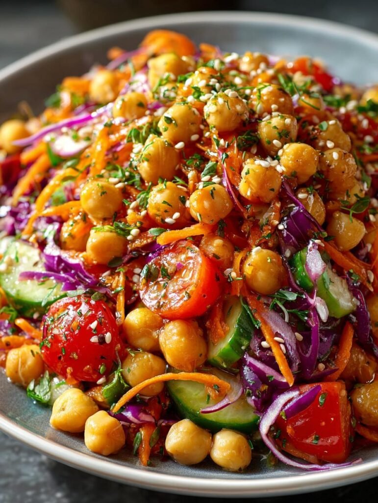 Crunchy Thai Chickpea Salad