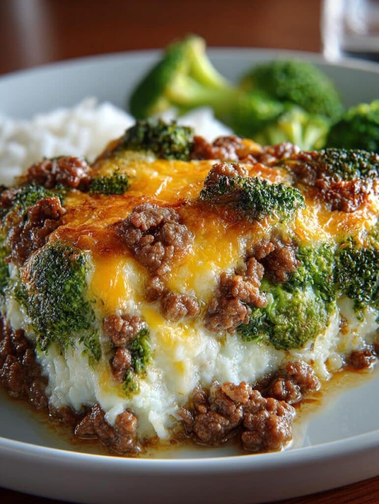 Ground Beef Broccoli Bake