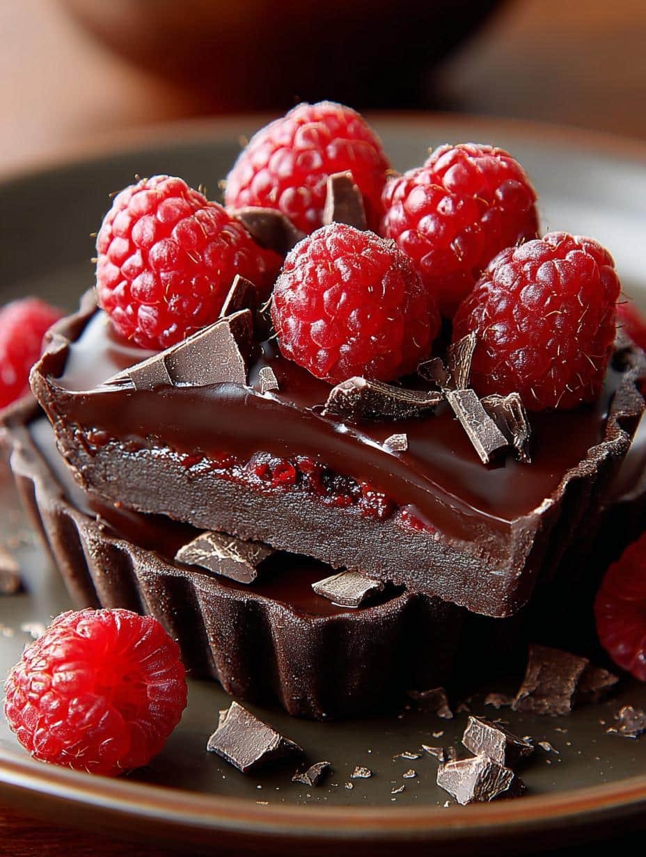 Indulge Dark Chocolate Raspberry Tart: A Decadent Delight - Indulge Dark Chocolate Raspberry - main visual representation