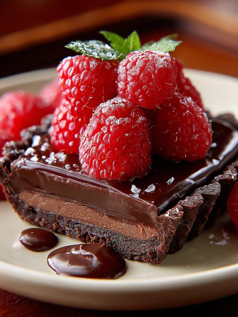 Indulge Dark Chocolate Raspberry Tart: A Decadent Delight - Indulge Dark Chocolate Raspberry - additional detail