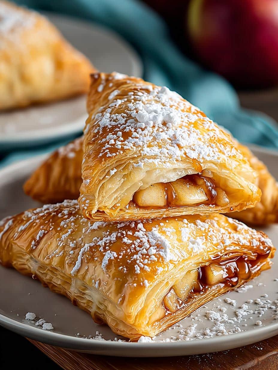 Irresistible Apple Turnovers Flaky Delightful Treat - Irresistible Apple Turnovers Flaky - additional detail