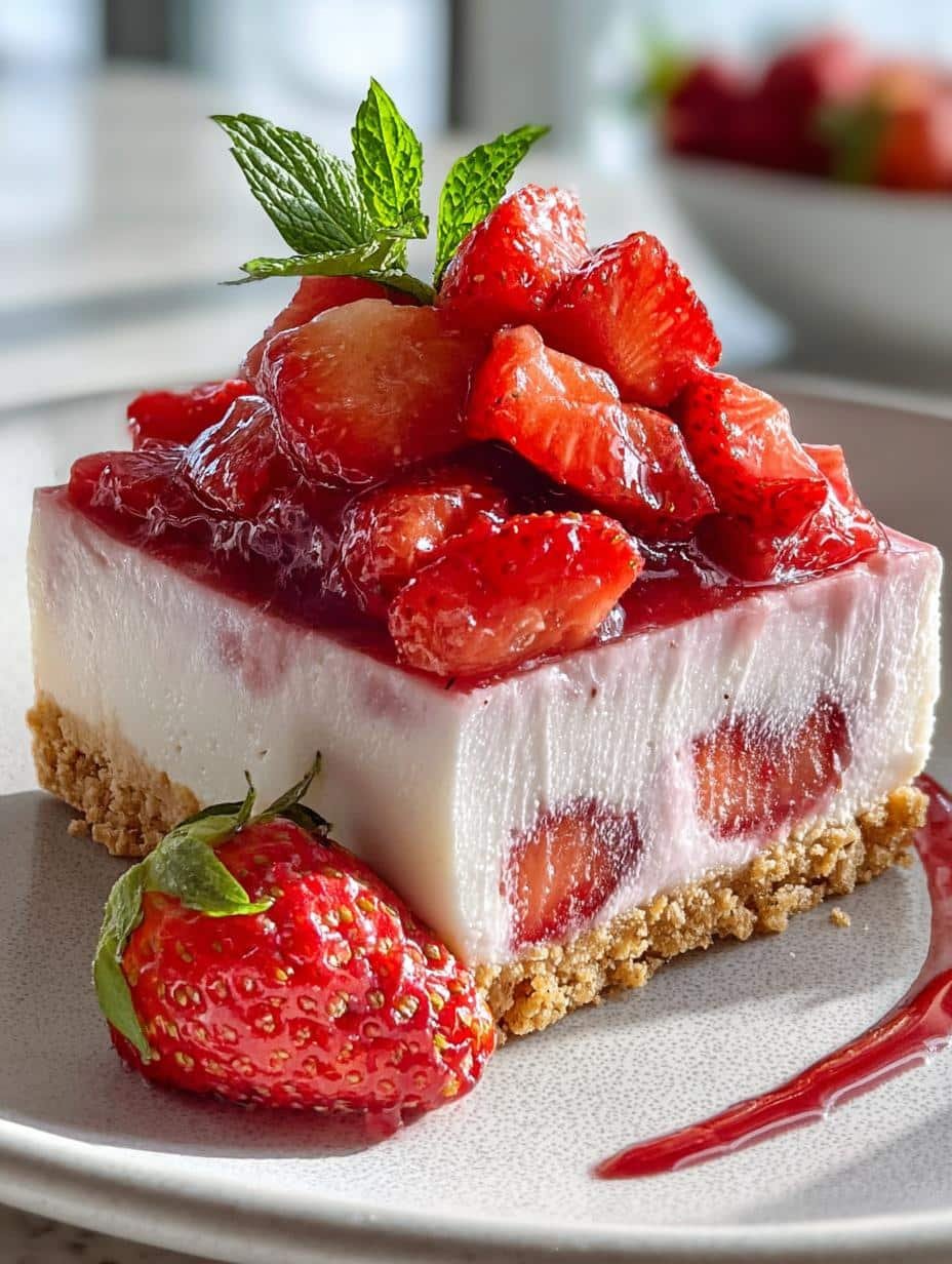 Irresistible Bake Strawberry Cheesecake: 12 Amazing Bars - Irresistible Bake Strawberry Cheesecake - main visual representation