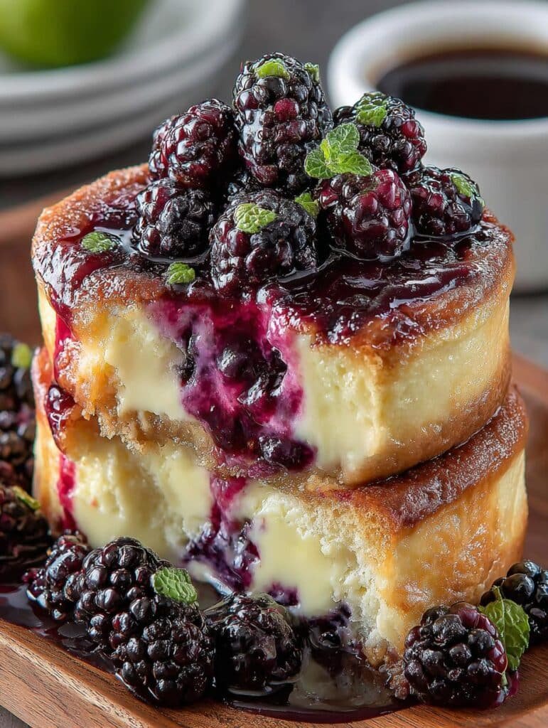 Irresistible Blackberry Cheesecake Danish