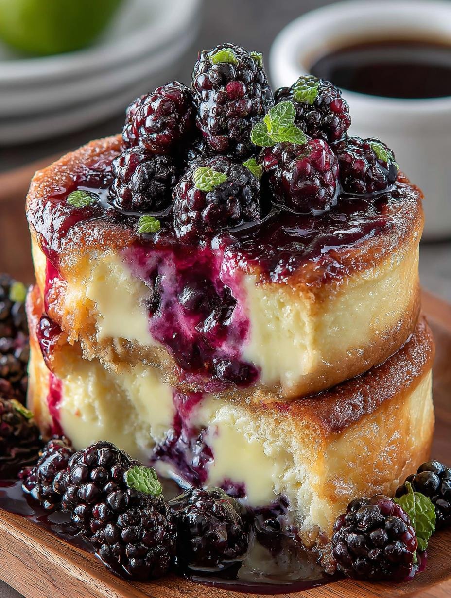 Irresistible Blackberry Cheesecake Danish
