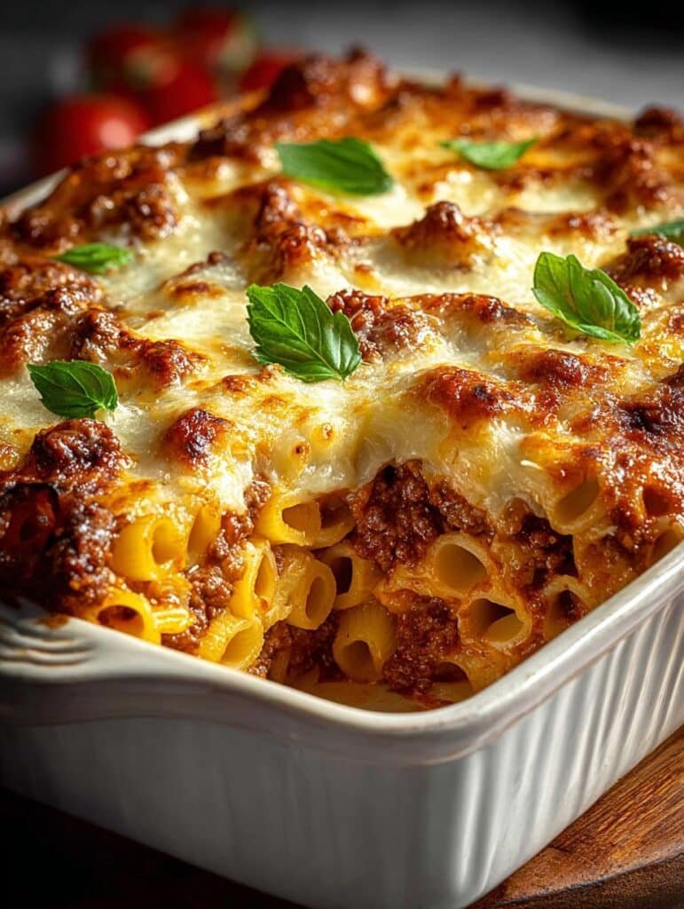 Irresistible Bolognese Pasta Bake