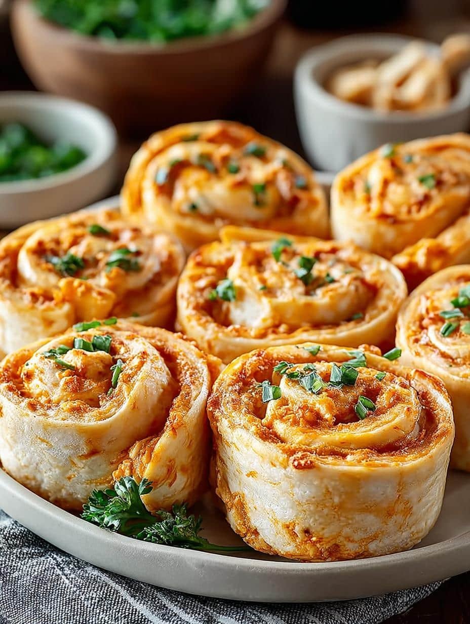 Irresistible Buffalo Chicken Pinwheels That Everyone Loves 1 Irresistible Buffalo Chicken Pinwheels