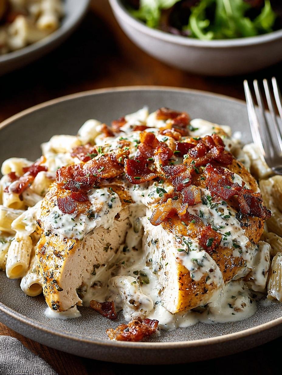 Irresistible Creamy Chicken Bacon: 5-Star Comfort Food 4 Irresistible Creamy Chicken Bacon: 5-Star Comfort Food - Irresistible Creamy Chicken Bacon - additional detail