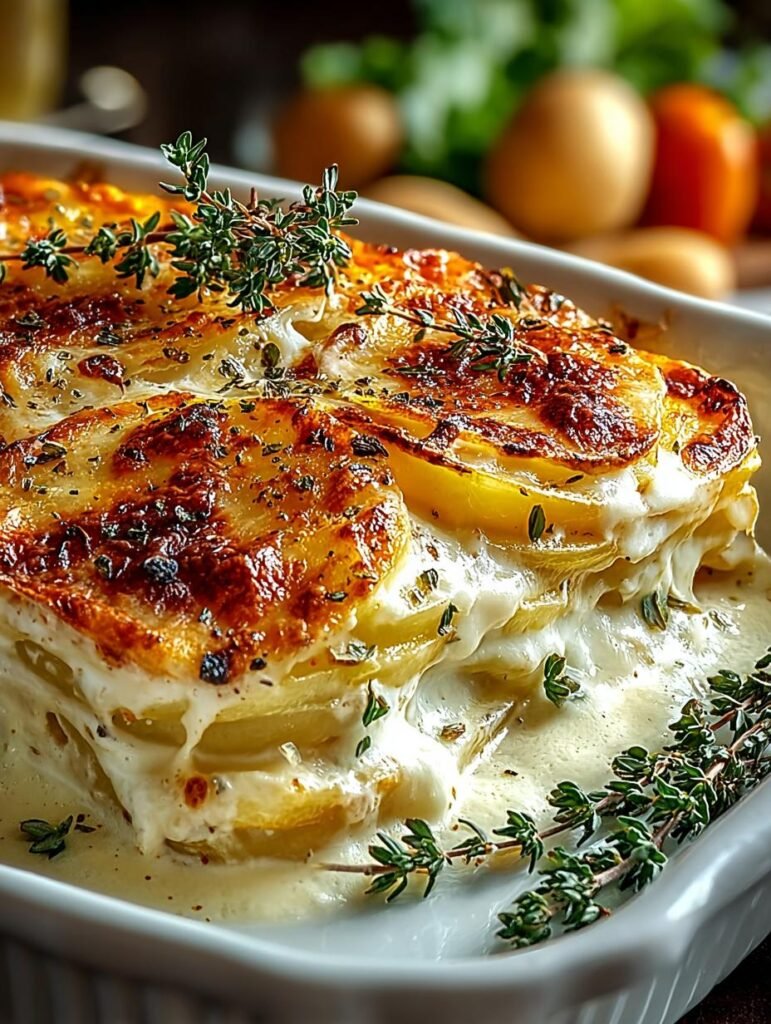 Irresistible Creamy Scalloped Yukon