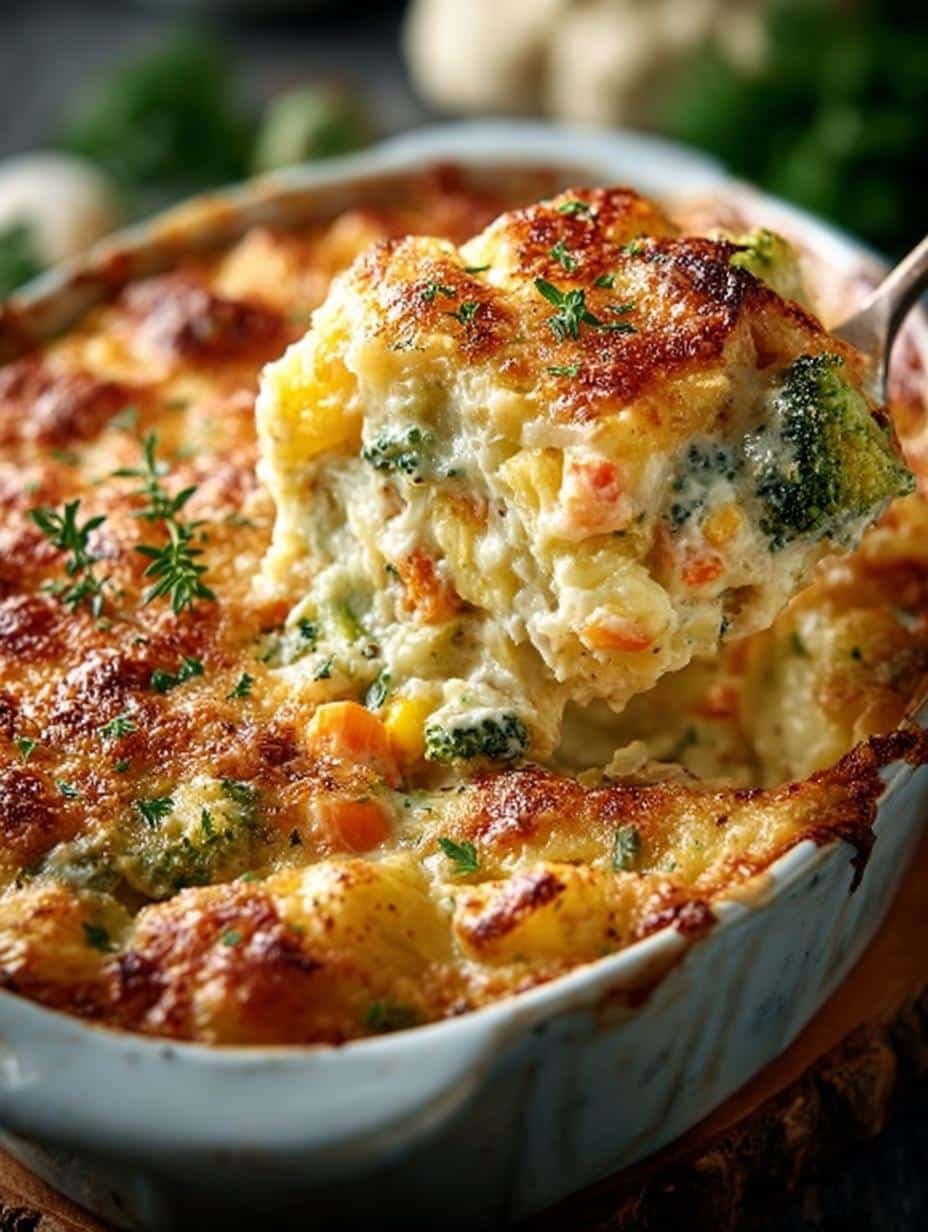 Irresistible Creamy Vegetable Casserole: 6 Steps to Bliss - Irresistible Creamy Vegetable Casserole - main visual representation