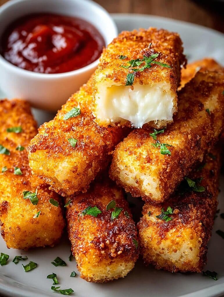 Irresistible Fried Mozzarella Sticks