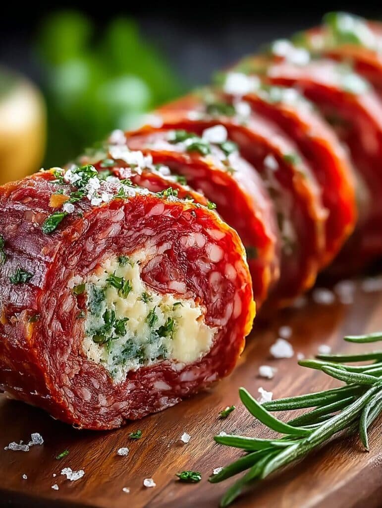 Irresistible Keto Salami Roll