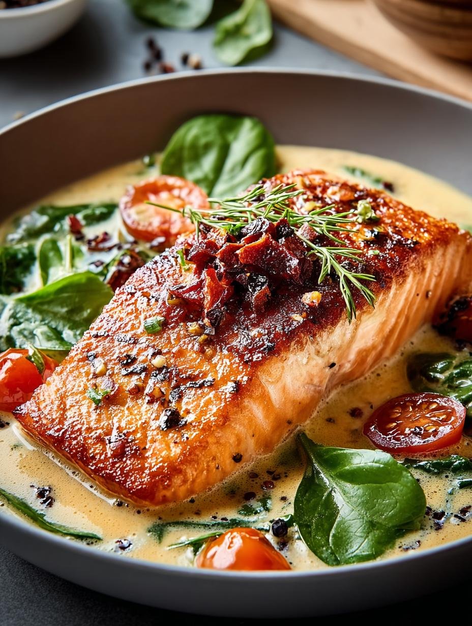 Irresistible Marry Salmon Romantic Dish for Two - Irresistible Marry Salmon Romantic - main visual representation