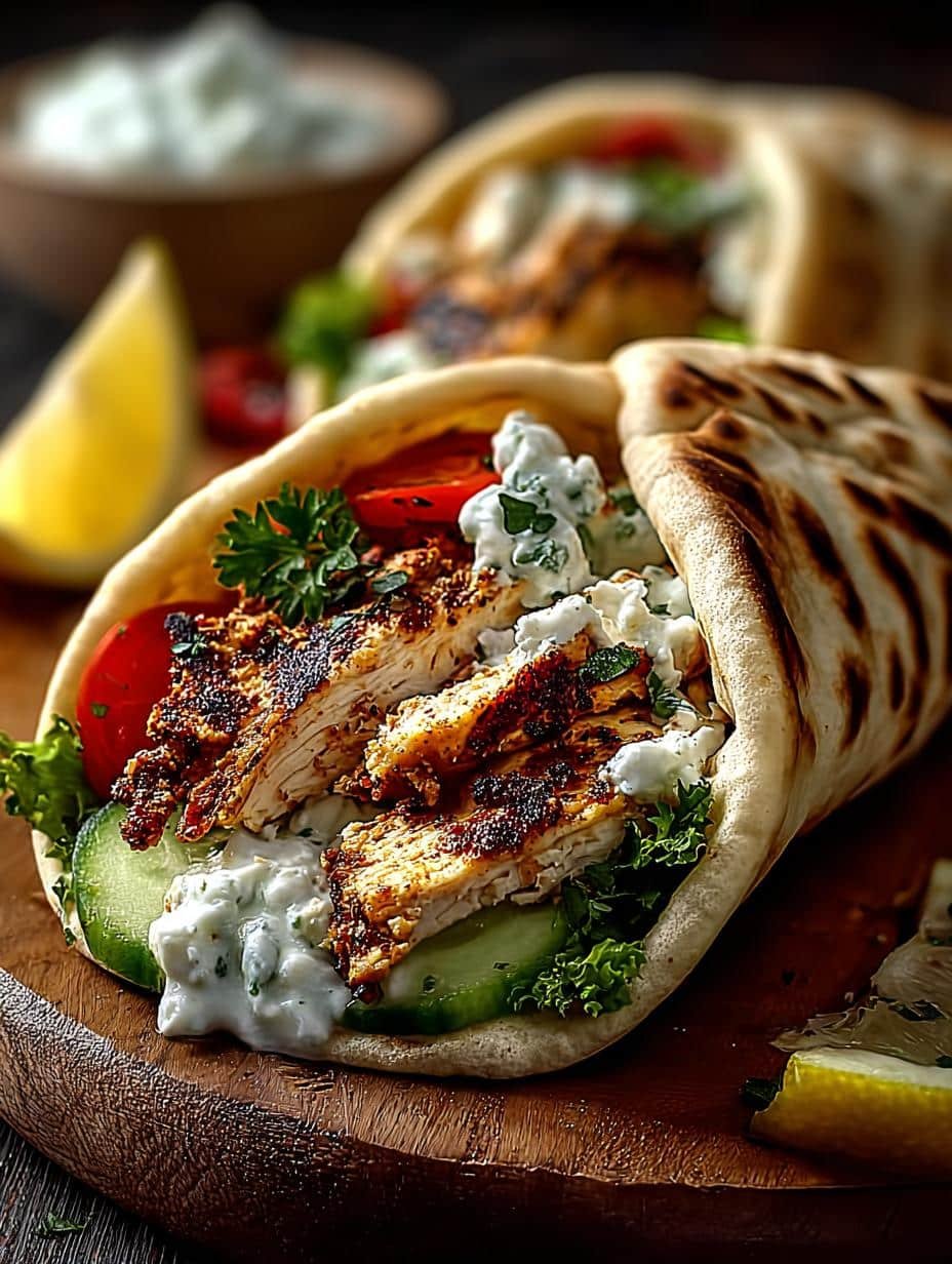 Irresistible Mediterranean Chicken Gyros Recipe to Savor - Irresistible Mediterranean Chicken Gyros - main visual representation