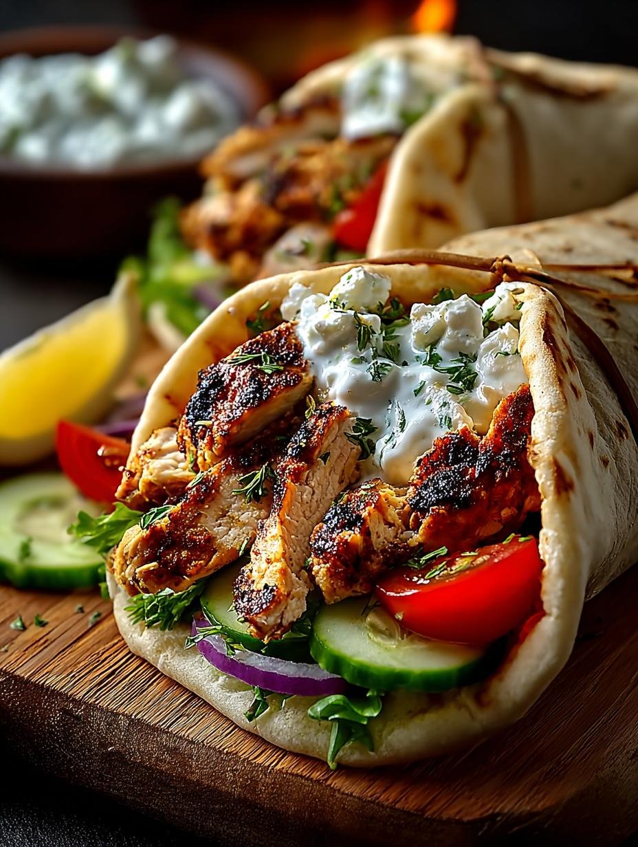 Irresistible Mediterranean Chicken Gyros Recipe to Savor - Irresistible Mediterranean Chicken Gyros - additional detail