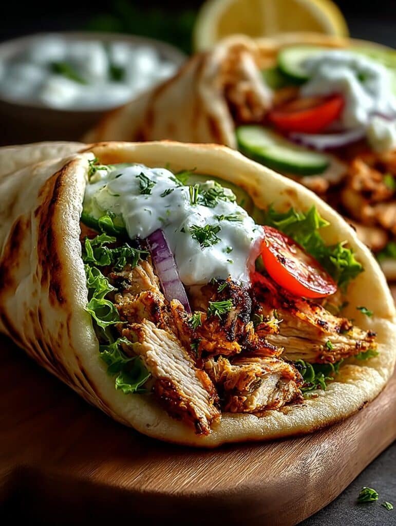 Irresistible Mediterranean Chicken Gyros